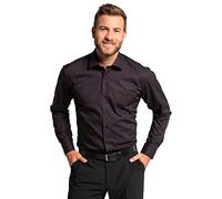 JP 1880 Men's Big & Tall Easy Care Formal Shirt Black XX-Large 713989 10-XXL