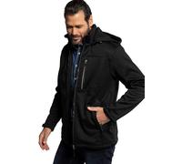 JP 1880 Men's Big & Tall Fleece Lined Softshell Jacket Black XXXXX-Large 714279 10-5XL