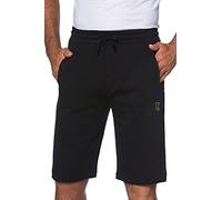 JP 1880 Men's Big & Tall JP Logo Comfy Sweat Shorts Black XXXX-Large 702636 10-4XL