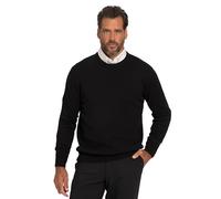 JP 1880 Men's Big & Tall Long Sleeve Knit Cotton Sweater Black XXXXX-Large 708261 10-5XL