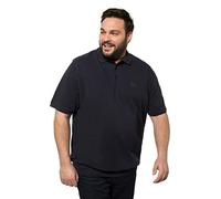 JP 1880 Men's Big & Tall Preppy Pique Polo Tee Navy XXXXX-Large 712617 70-5XL