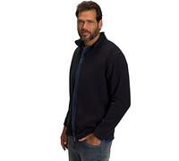 JP 1880 Men's Big & Tall Zip Front Fleece Jacket black XXXXX-Large 705552 10-5XL