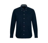 JP 1880 Men's Corduroy Shirt, Traditional Costume, Long Sleeves, Buttondown Collar, Modern fit, Navy Blue, XXXXXXXL