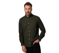 JP 1880 Men's Hemd, Bd, Mf, Two-Tone, Flanell, 1/1 Shirts, fir Green, 7XL