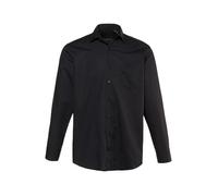 JP 1880 Men's Hemd, Business, Modern Fit, Bügelfei Shirt, Black, 5XL