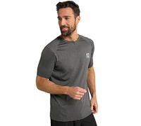 JP 1880 Men's Jay-pi Flexnamic Fitness Half Sleeve Quickdry Functional Shirt T, Anthracite Mixture, 5XL