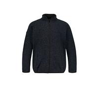 JP 1880 Men's Jay-pi Knitted Fleece Jacket Sweatshirt, Dark navy, 7XL