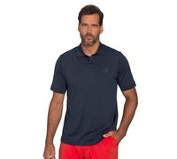 JP 1880 Men's Jay-pi Polo Shirt Golf Half Sleeve Quickdry, Matte Midnight Blue, 3XL