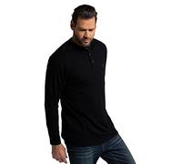 JP 1880 Men's Henley T-Shirts, Ocean Blue, 8XL