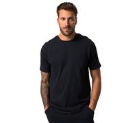 JP 1880 Men's T-Shirt, rh, slub, Chest Pocket, 1/2, Black, XXL