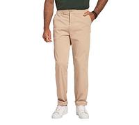 JP 1880 Men's Chino Flexnamic, Slip-on Waistband, Practical Pockets, Regular fit Pants, Mother of Pearl, 4XL