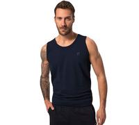 JP 1880 Men's Large Sizes Menswear L-8XL to 68, Belly Tank Top, Longer Shape, Elastic Hem, Does Not Slip Up, Wide Straps, 719783, Navy Blue, 5XL