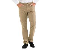 JP 1880 Men's Large Sizes Plus Sizes Menswear L-8XL 5-Pocket Trousers, Elastic Waist, Regular Fit 717157, Sand, 46W x 32L