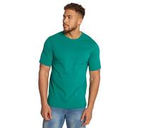 JP 1880 Men's Large Sizes Plus Sizes Menswear L-8XL Basic Crew Neck Combed Cotton up to 10 XL 702558, Bottle Green, 3XL