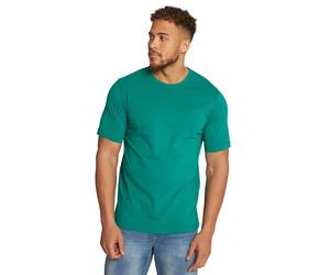 JP 1880 Men's Large Sizes Plus Sizes Menswear L-8XL Basic Crew Neck Combed Cotton up to 10 XL 702558, Bottle Green, 6XL