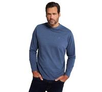 JP 1880 Men's Large Sizes Plus Sizes Menswear L-8XL Long Sleeve Shirt, Basic, up to 8XL 702559, Blue Denim, XXXXXXXXL