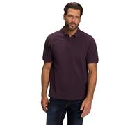 JP 1880 Men's Large Sizes Plus Sizes Menswear L-8XL Polo Shirt, Basic, Half Sleeve, Piqué, L to 10XL 702560, Dark Purple, 8XL