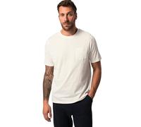 JP 1880 Men's T-Shirt, Rh, Slub, Brusttasche, 1/2, White, XL