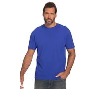 JP 1880 Men's Large Sizes Plus Sizes Menswear L-8XL T-Shirts, Basic, Pack of 2, Round Neck, up to 8XL 702637, Cobalt Blue, XL