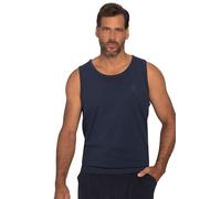 JP 1880 Men's Tanktop, Bauchfit, Spezialschnitt, Bis 8XL Tank top, Black Blue
