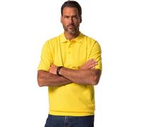 JP 1880 Men's Plus Size L-8XL Short Sleeve Pique Polo Shirt with Comfort Tummy Fit Basic Collection - XXL to 10 XL Yellow 4XL 712617607-4XL