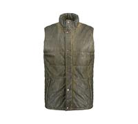 JP 1880 Men's Plus Size Quilted Vest Outdoor Vintage Leather Look Stand-Up...