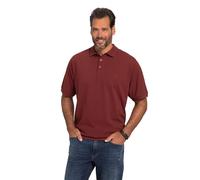 JP 1880 Men's Polo Bauchfit Shirts, Dark Cherry Red, 3XL