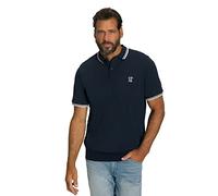 JP 1880 Men's Polo Shirt, Tummy fit, piqué, Half Sleeve, up to 8 XL, Midnight Blue, XXL