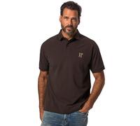 JP 1880 Men's Polo Shirts, Black Night, 6XL