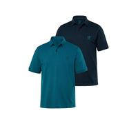 JP 1880 Men's Poloshirts, 2er-Pack Polo Shirt, Classic Sapphire, L