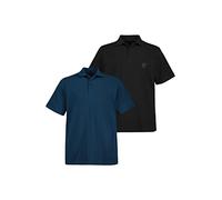 JP 1880 Men's Poloshirts, 2er-Pack Polo Shirt Midnight London 3XL