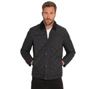 JP 1880 Men's Quilted Blouson with Cord Collar Jacket, Black, 7XL