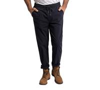 JP 1880 Men's Schlupfhose, Flexnamic, Elastikbund, Tapered Loose Fit Slip-on Trousers, Dark Navy, 3XL