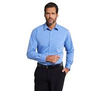 JP 1880 Men's Shirt, Business, Non-Iron, Kent Collar, Long Sleeves, Comfort fit, up to 8XL, lightblue, XXXXXXL