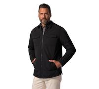 JP 1880 Men's Jacke, Hemdkragen, Pattentaschen Jacket, Black, 6XL