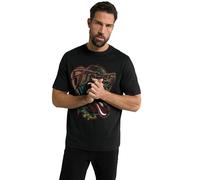 JP 1880 Men's T Band Shirt Rolling Stones Half Sleeve Up to 8 XL, Black, XXL
