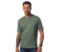 JP 1880 Men's Large Sizes Plus Sizes Menswear L-8XL T-Shirt, Basic, V-Neck, up to 8XL 702415, Classic Turquoise, 7XL