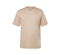 JP 1880 Men's T-Shirt, Basic, V-Ausschnitt, Bis 8XL, Natural Melange, XXL