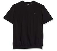 JP 1880 Men's T-Shirt Rundhals Mit Bund, Schwarz, 8XL