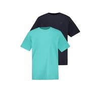 JP 1880 Men's T-Shirts, 2er-Pack T-Shirts Pastel Mint 5XL
