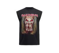 JP 1880 Men's Tanktop, Bandshirt, Iron Maiden T-Shirts, Black, 4XL