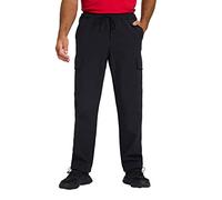 JP 1880 Men's Trekking Softshell Trousers, Cargo Pants, Black, 4XL
