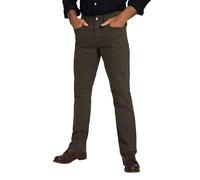 JP 1880 Men's Twillhose Trousers, Bauchfit, 5-Pocket, Regular Fit Chino, Dunkel Oliv
