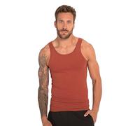 JP 1880 Men's Undershirt, Oeko-tex, Tank top Vests, Burnt Clay, XXXX-Large