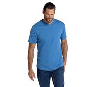 JP 1880 Men's V T-Shirt, Light Azure Blue, 5XL