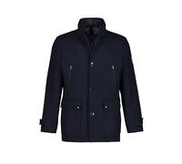 JP 1880 Men's Wool Mix Jacket, Water-Repellent, Herringbone Insert, Stand-up Collar, Dark Navy, XL