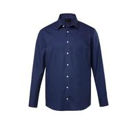 JP 1880 Menswear Big & Tall Plus Size JP1880 Shirt, Business, Non-Iron, Kent Collar, Long Sleeve, Comfort fit, up to 8XL Navy Blue 8XL 804890130-8XL