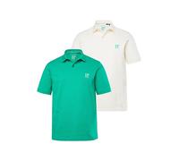 JP 1880 Menswear Big & Tall Plus Size L-8XL 2 Pack of Polo Shirts, Combed Cotton piqué Spring Green XXX-Large 704317454-3XL