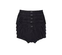 JP 1880 Menswear Big & Tall Plus Size L-8XL 5- Pack Cotton Boxer Briefs Black 10 711245 10-10