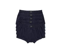 JP 1880 Menswear Big & Tall Plus Size L-8XL 5- Pack Cotton Boxer Briefs Marine 6 711245 70-6